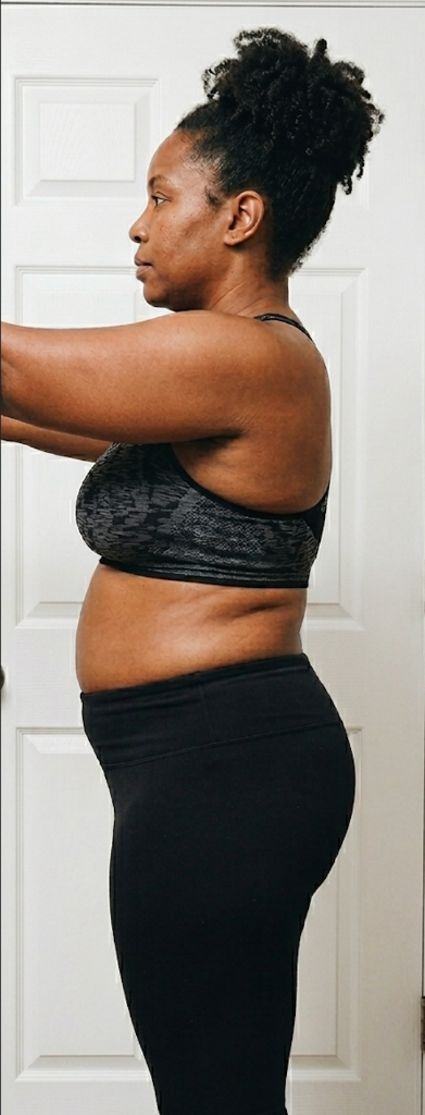 Before transformation of Lauren P.